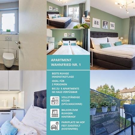 Apt Wahnfried Nr1 - Cityapartment Mit Kueche, Duschbad, Balkon, Parkplatz - Zentral Aber Ruhig Bayreuth Exteriér fotografie