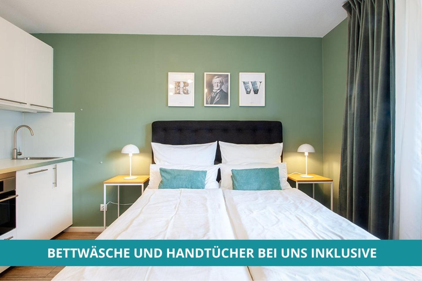 Apt Wahnfried Nr1 - Cityapartment Mit Kueche, Duschbad, Balkon, Parkplatz - Zentral Aber Ruhig Bayreuth Exteriér fotografie